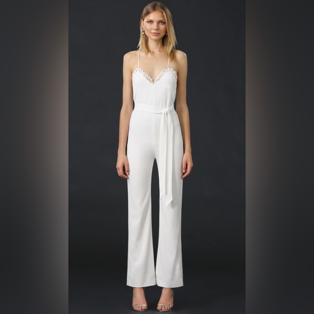 Rime Arodaky Flamengo Jumpsuit In Ivory Size FR40 US 8